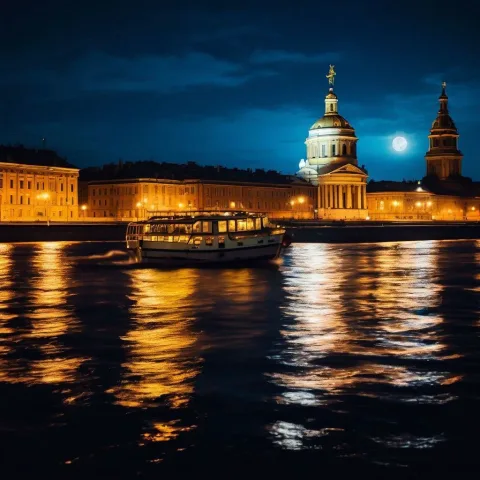 Афиша: Ночной Петербург + Теплоходная прогулка в Санкт-Петербурге 31 августа 2026