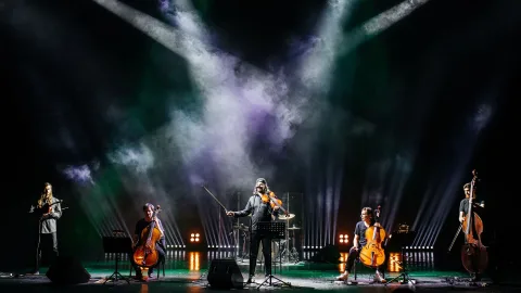 Афиша: Atomic Cellos. Рок-хиты на виолончелях при свечах во дворце в Санкт-Петербурге 11 октября 2026