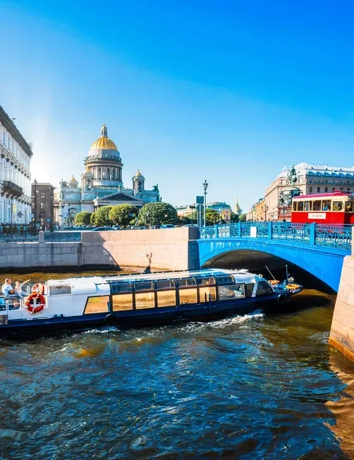 Афиша: Автобус + теплоход по Неве: весь Петербург за 2,5 часа в Санкт-Петербурге 14 сентября 2026