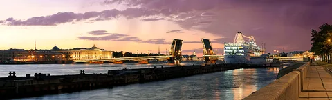 Афиша: Ночной круиз «Весь Петербург» с разводом мостов в Санкт-Петербурге 17 апреля 2026
