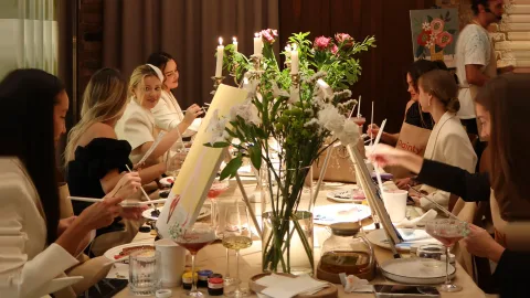 Афиша: Арт-вечеринка Painty с нескончаемым игристым и видом на Театр им. Андрея Миронова в Санкт-Петербурге 18 июля 2026